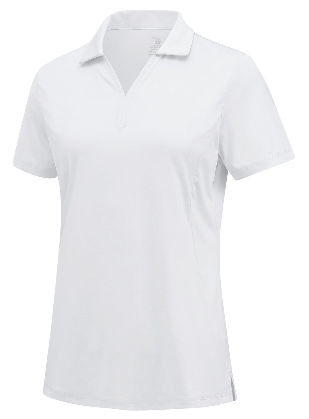 Rdruko Women's Golf Shirts Short Sleeve Dry Fit Polo V Neck Collared Shirts