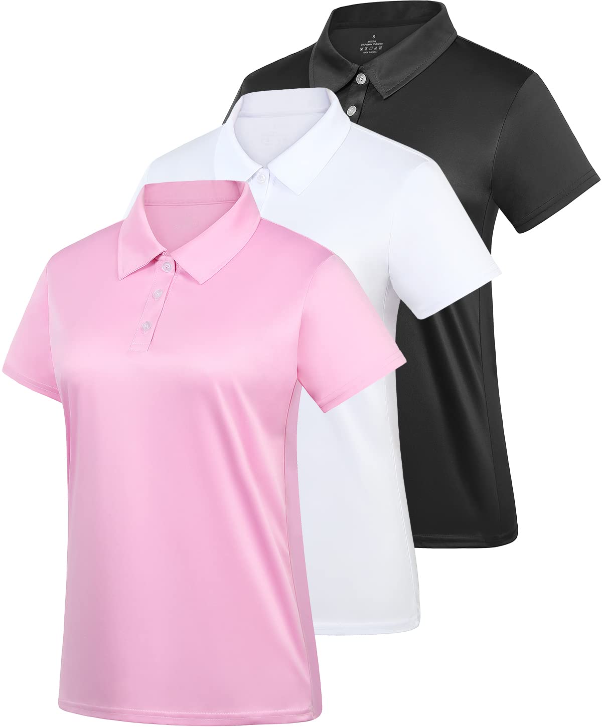 Polo Shirts for Women Dry Fit Short Sleeve Golf Shirt Collar Tops