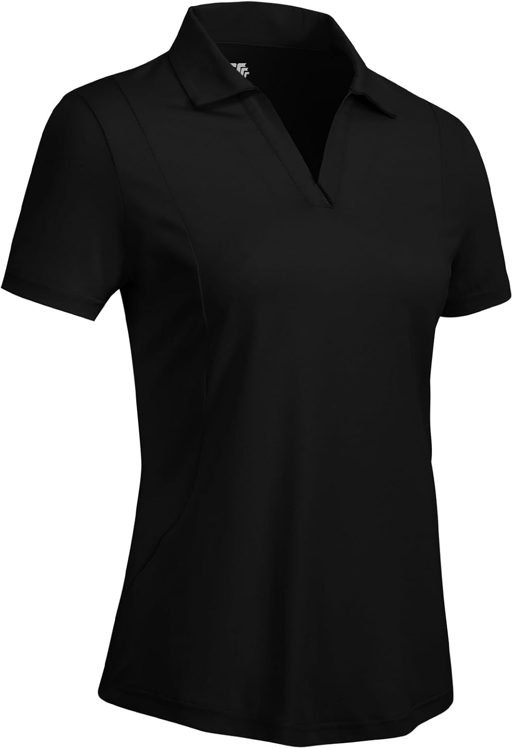 Rdruko Women's Golf Shirts Short Sleeve Dry Fit Polo V Neck Collared Shirts