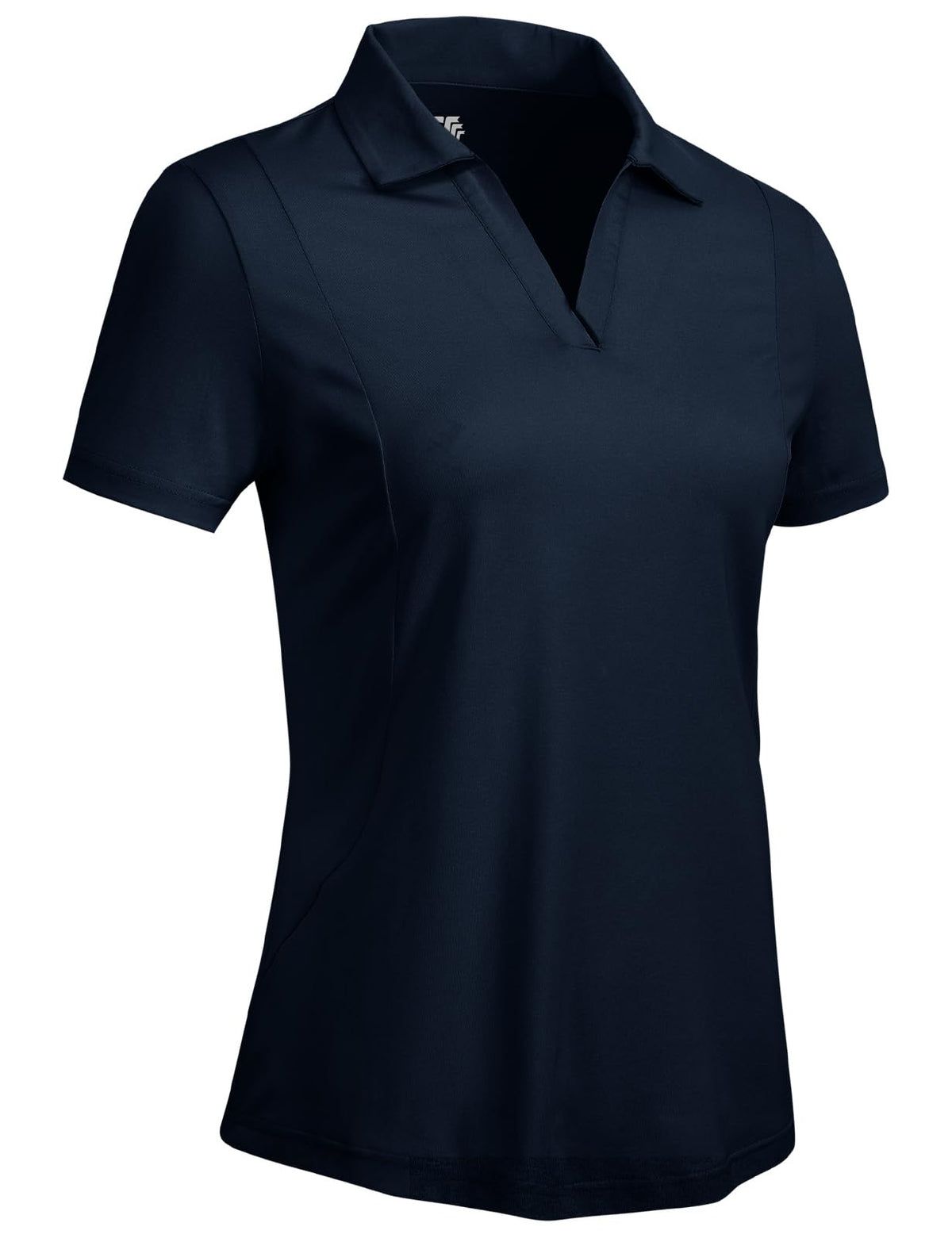 Rdruko Women's Golf Shirts Short Sleeve Dry Fit Polo V Neck Collared Shirts