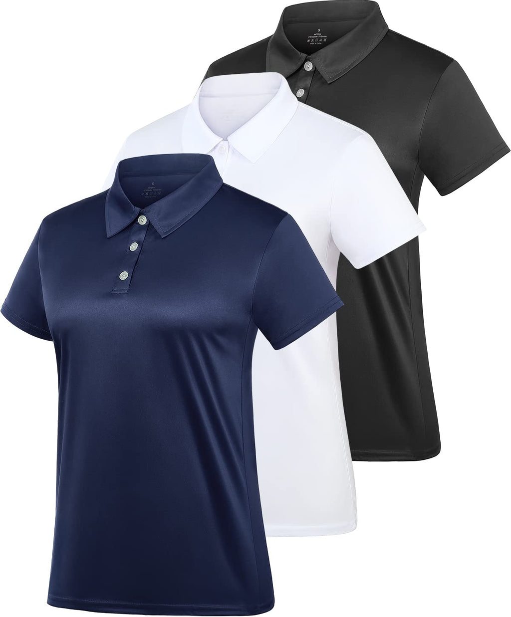 Polo Shirts for Women Dry Fit Short Sleeve Golf Shirt Collar Tops