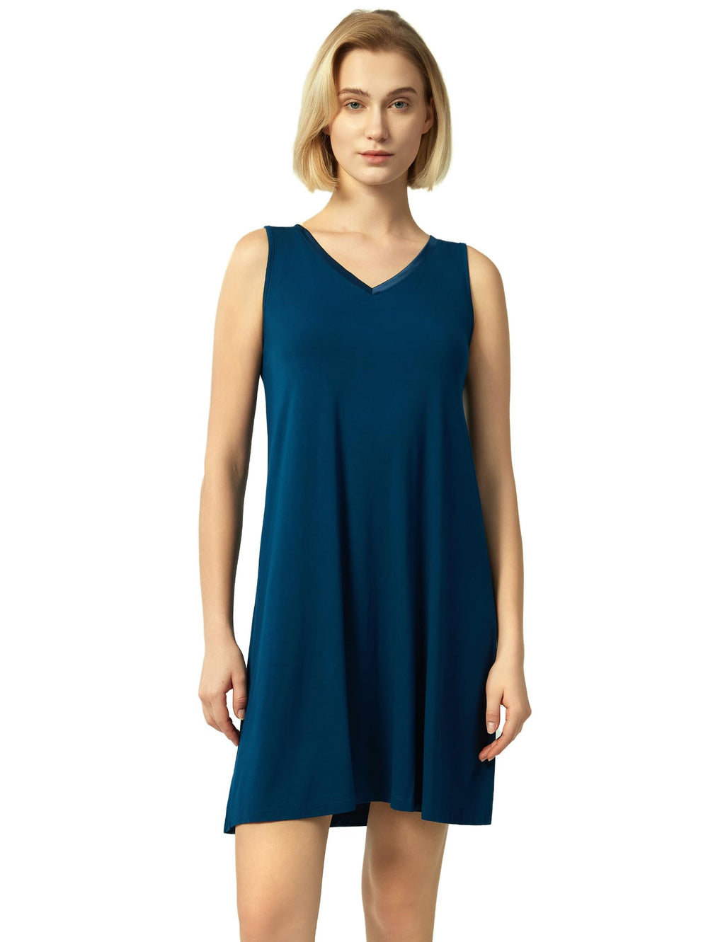 GYS Cooling Bamboo Viscose Sleeveless Nightgowns for Women