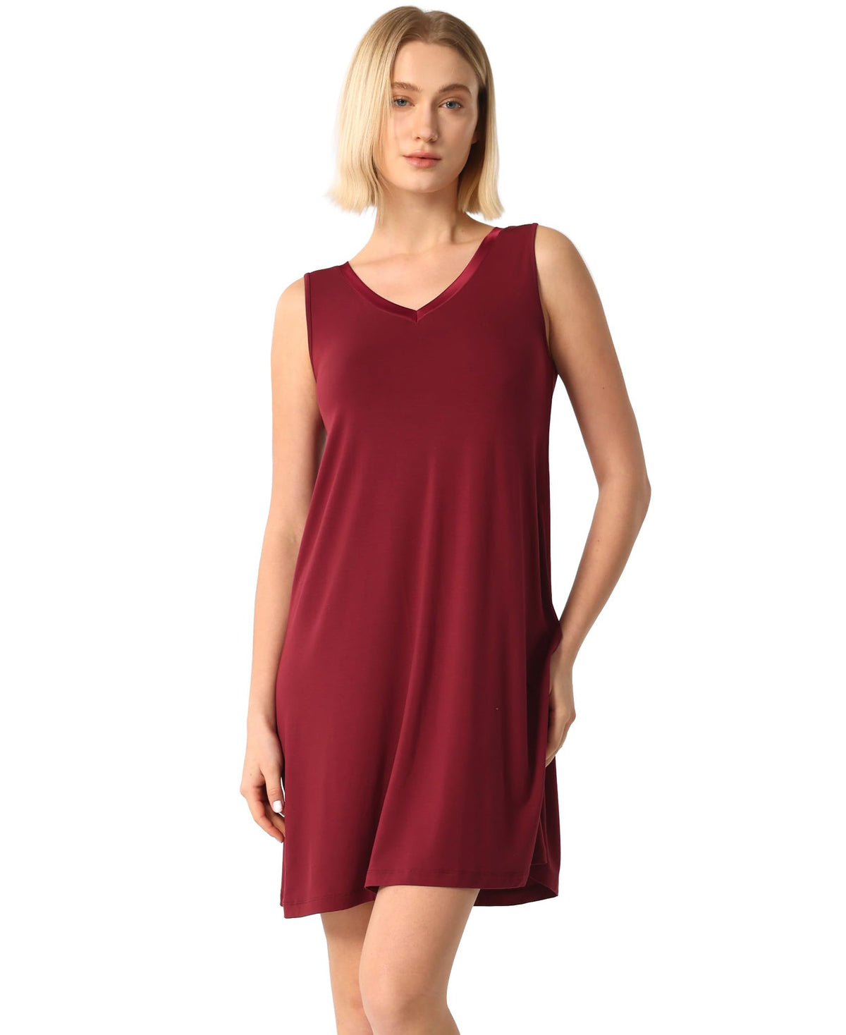 GYS Cooling Bamboo Viscose Sleeveless Nightgowns for Women