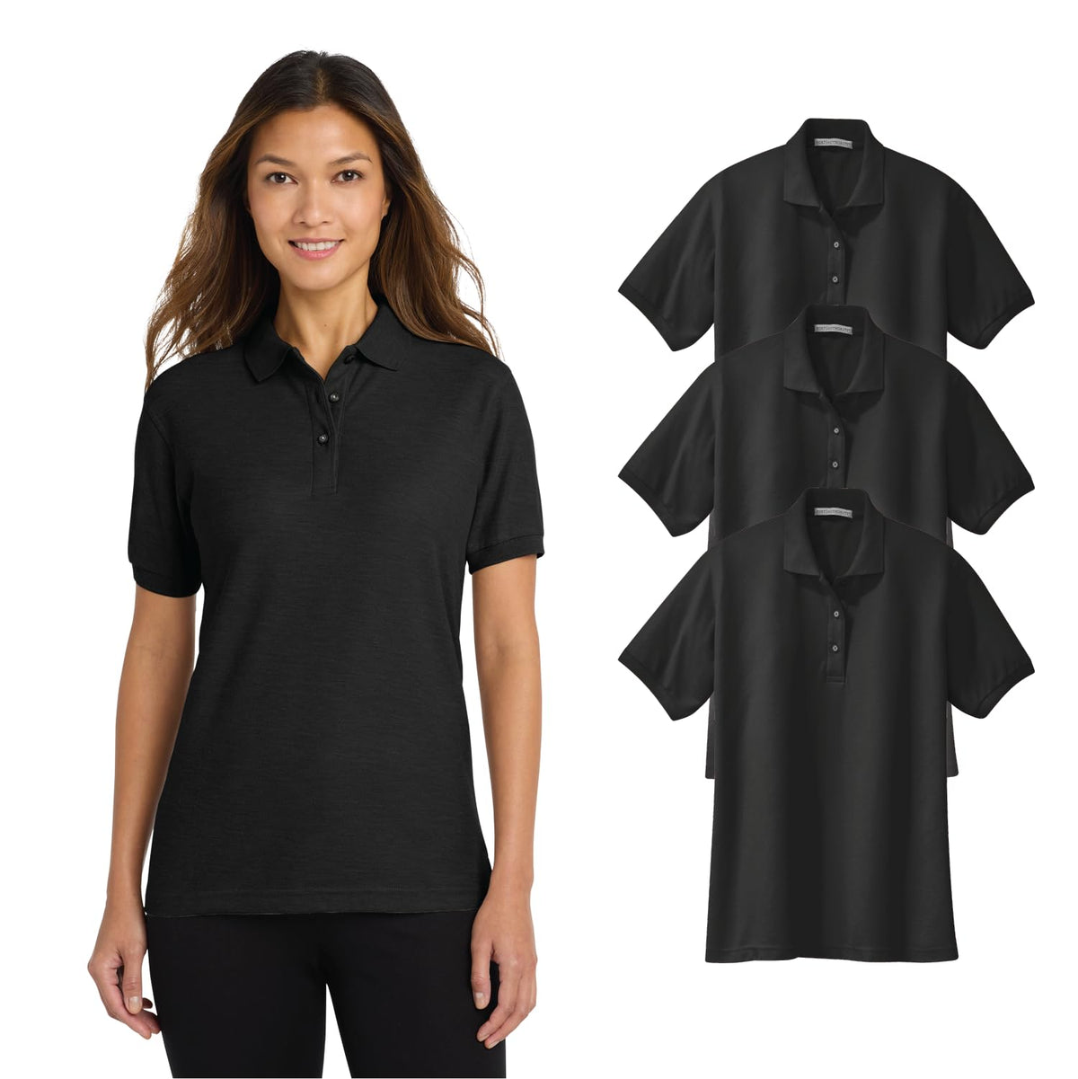 Port Authority Women's Silk Touch Polo