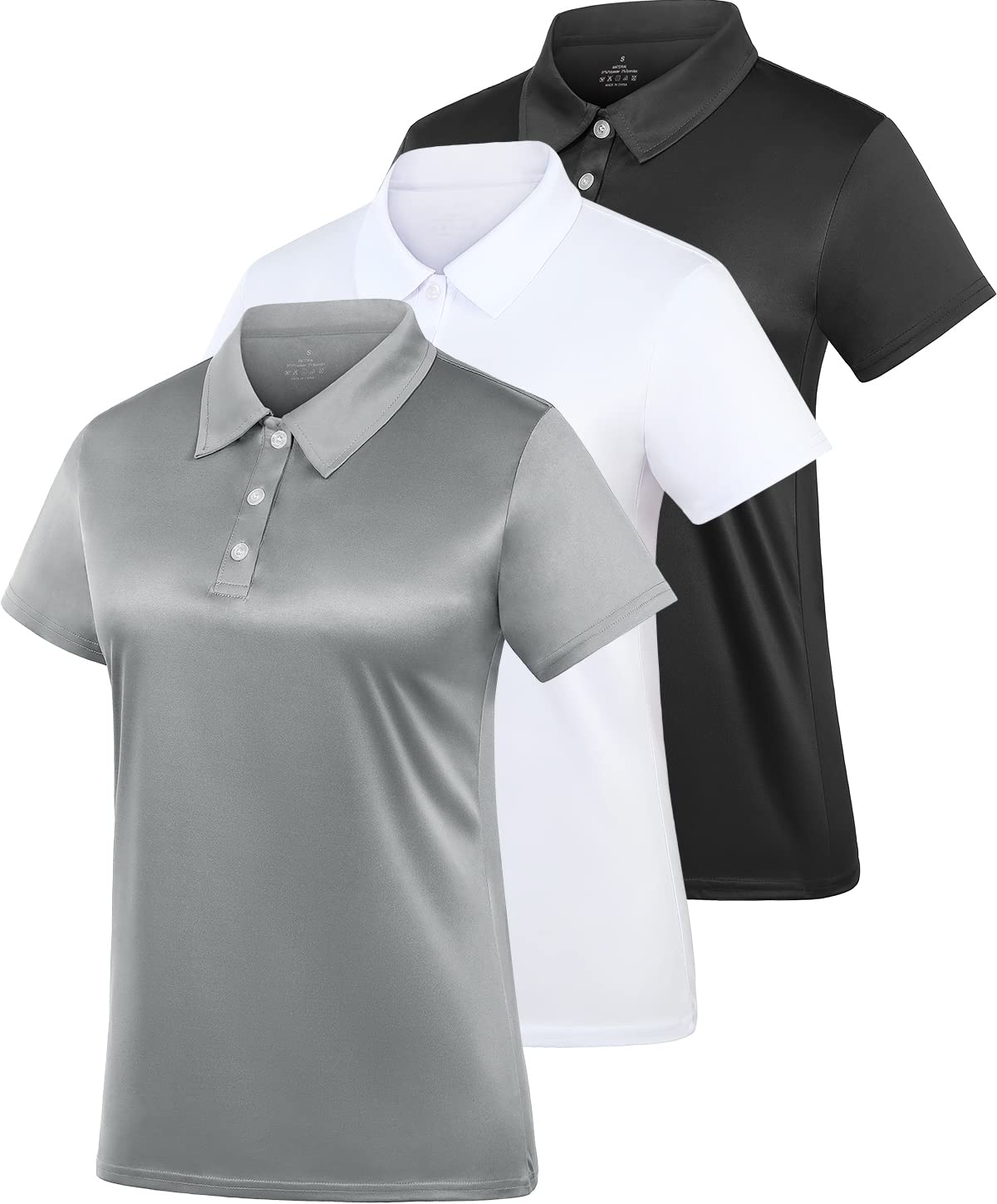 Polo Shirts for Women Dry Fit Short Sleeve Golf Shirt Collar Tops