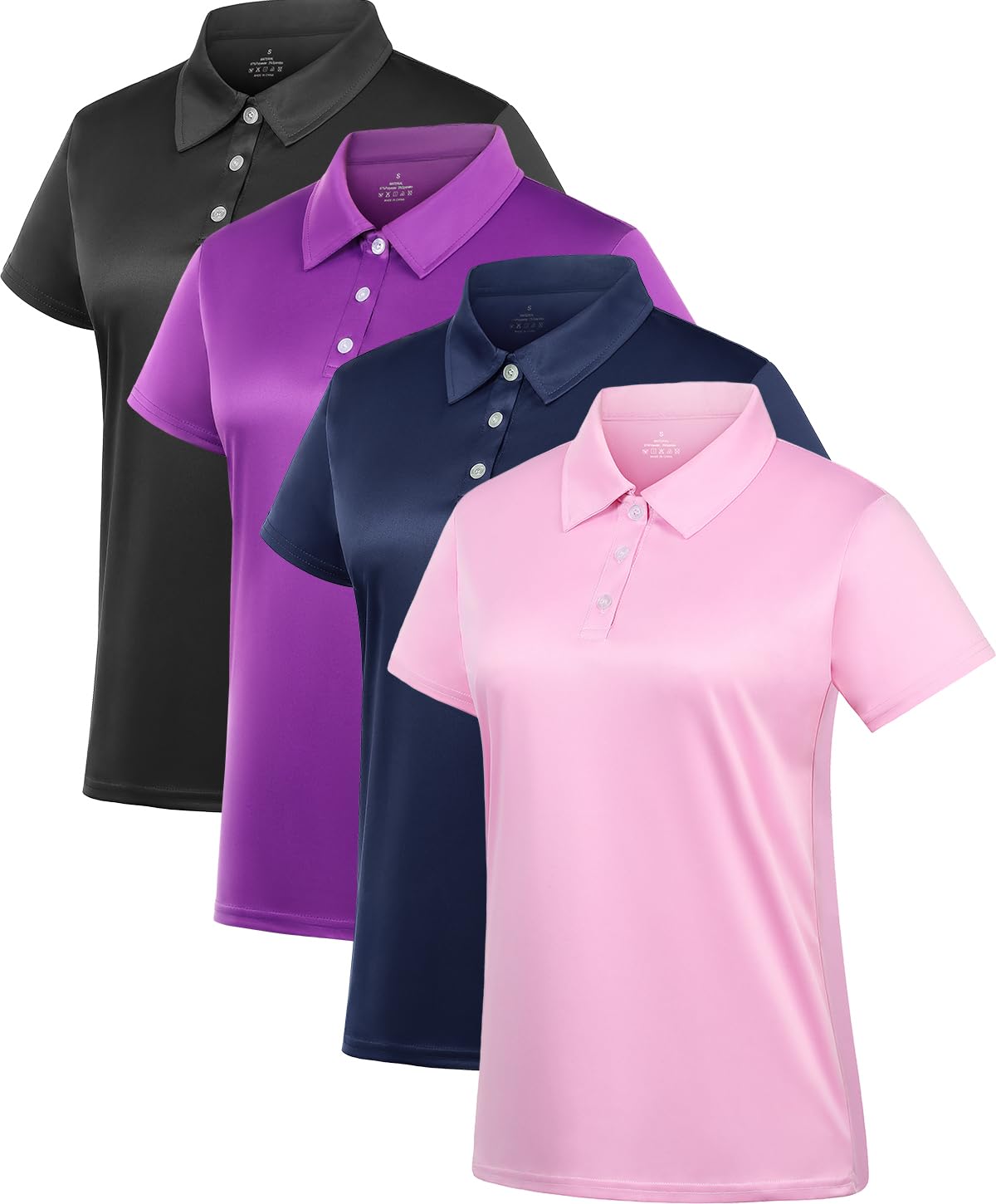 Polo Shirts for Women Dry Fit Short Sleeve Golf Shirt Collar Tops