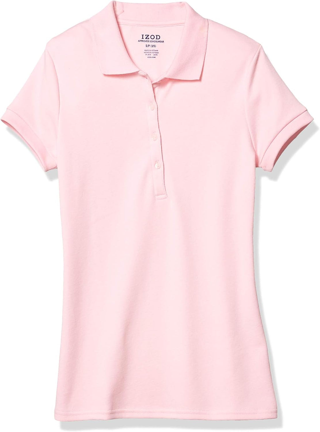 IZOD Junior's Uniform Short Sleeve Interlock Polo