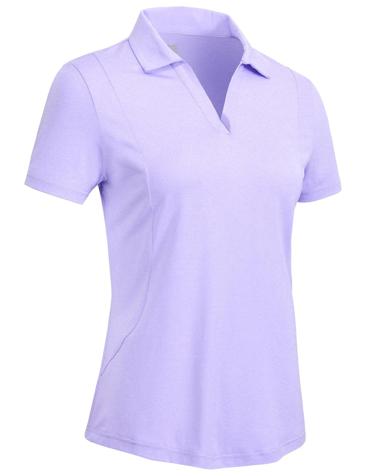 Rdruko Women's Golf Shirts Short Sleeve Dry Fit Polo V Neck Collared Shirts
