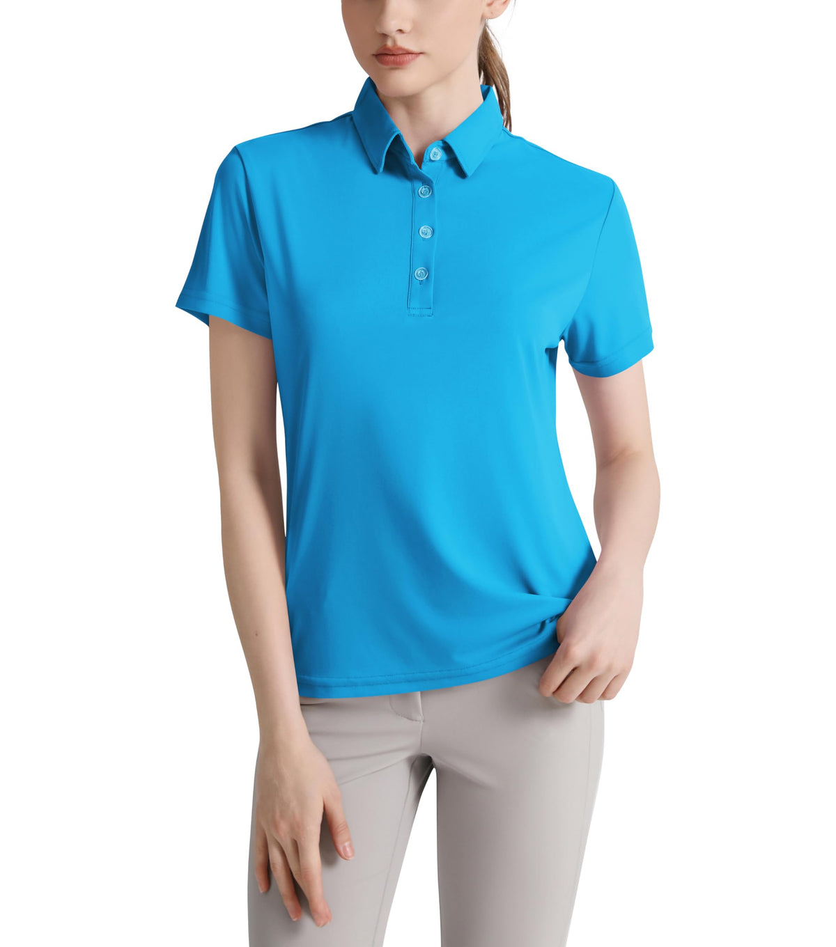 Women's Polo Shirts UPF 50+ Quick Dry Short Sleeve Collared Golf Shirt