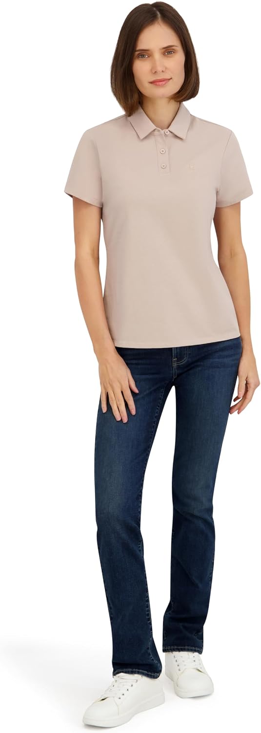 Spyder Women's Weekender Plated Short Sleeve Jersey Polo Top