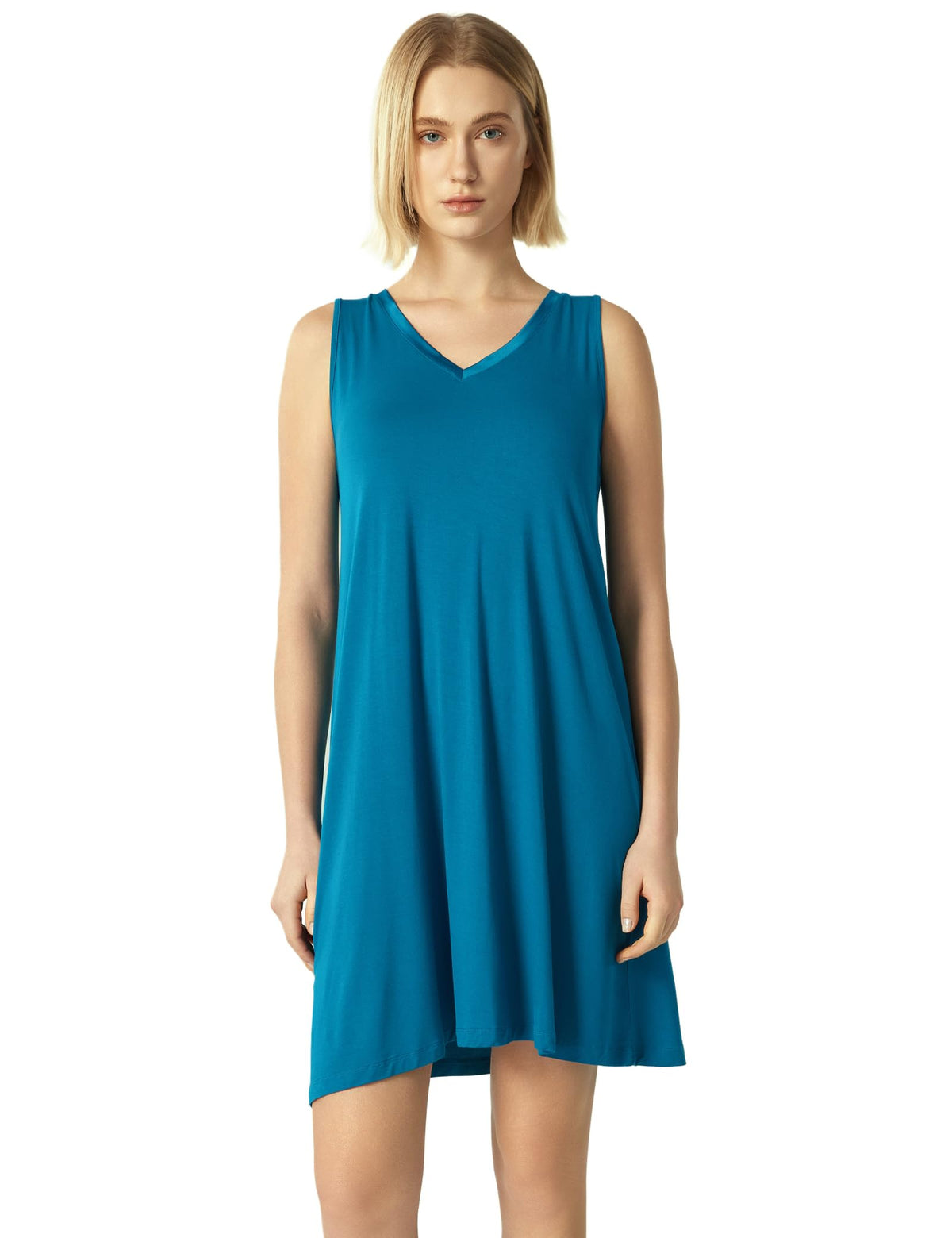GYS Cooling Bamboo Viscose Sleeveless Nightgowns for Women