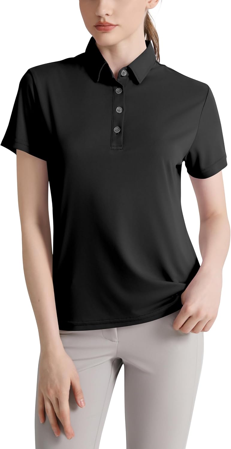 Women's Polo Shirts UPF 50+ Quick Dry Short Sleeve Collared Golf Shirt