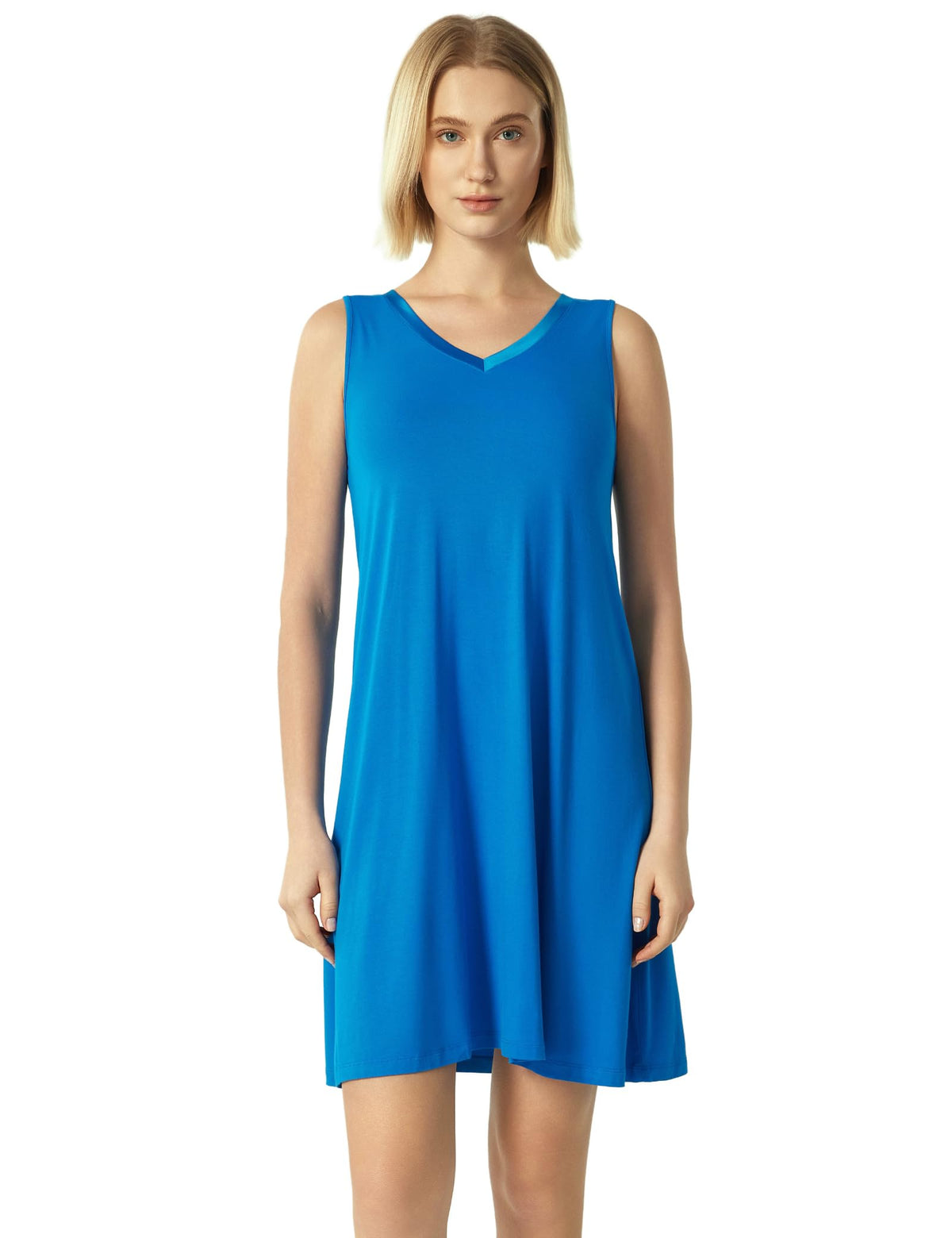 GYS Cooling Bamboo Viscose Sleeveless Nightgowns for Women