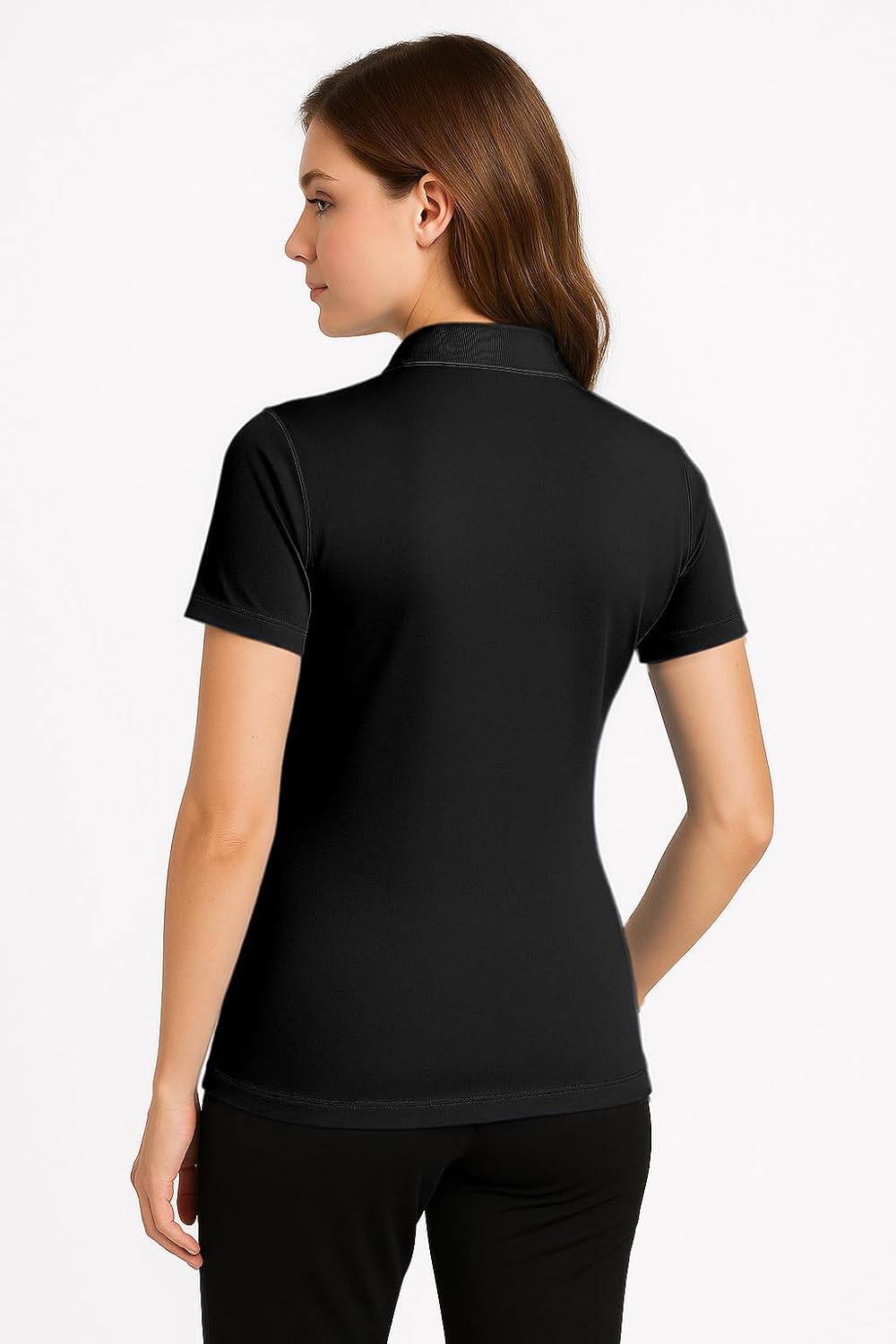 Opna Women's Dry-Fit Golf Polo Shirts 3-Button Golf Polo's in 20 Colors XS-3XL Shirt
