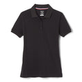 French Toast Women's Juniors' Short Sleeve Stretch Pique Polo Shirt