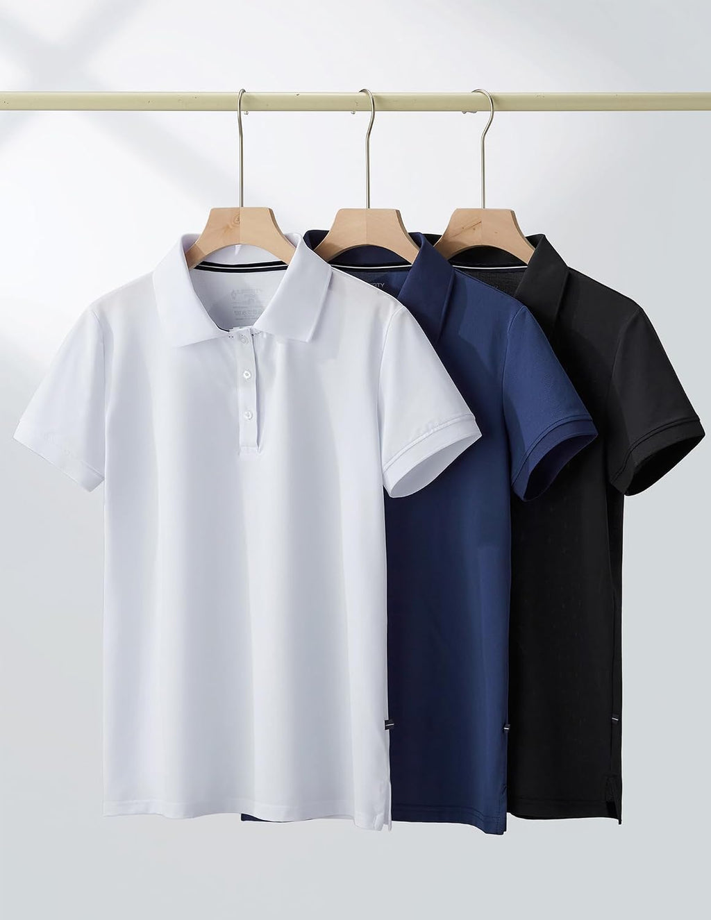Liberty Pro 1 or 3 Pack Women's Athletic Polo Short Sleeve Shirts