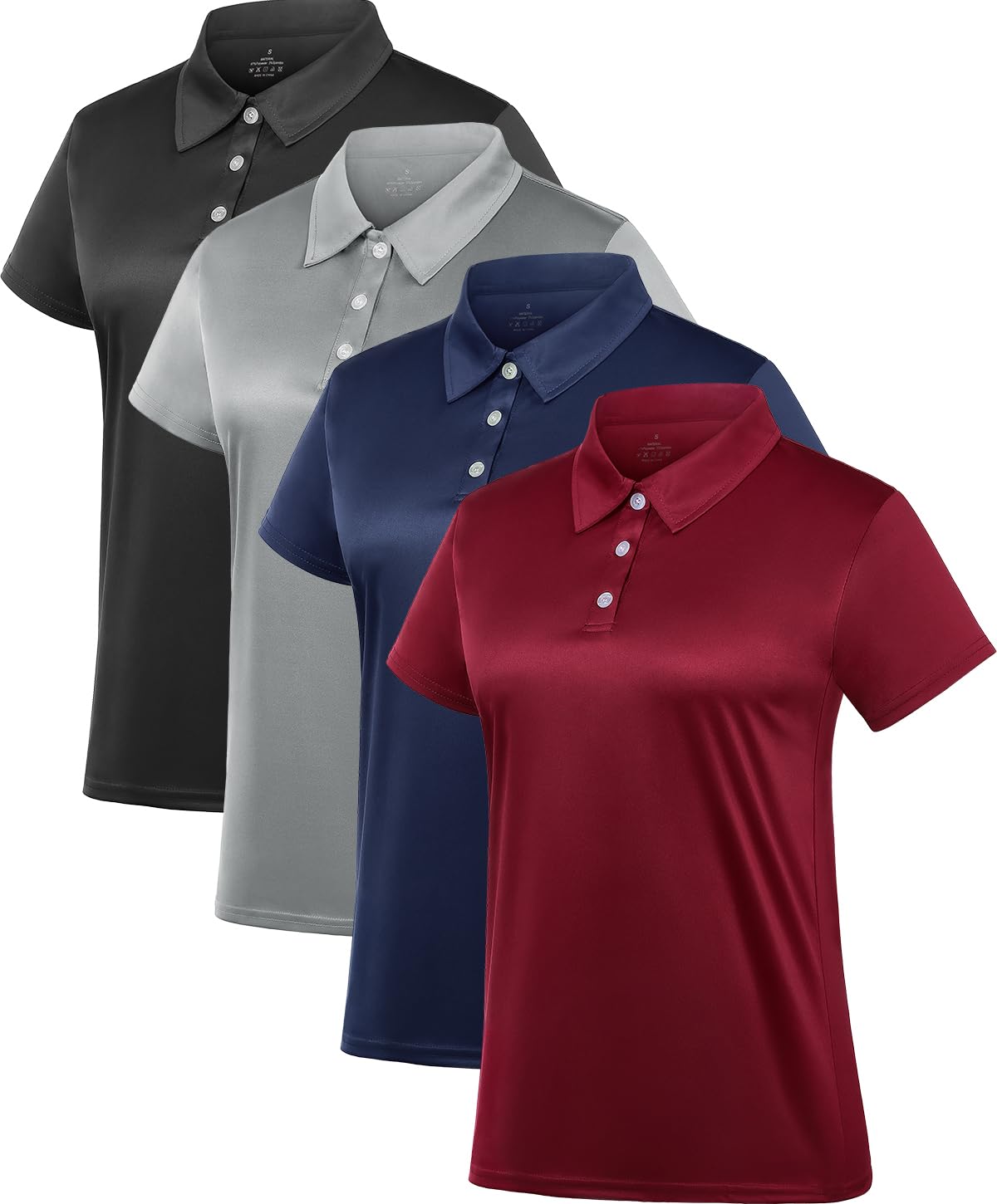 Polo Shirts for Women Dry Fit Short Sleeve Golf Shirt Collar Tops