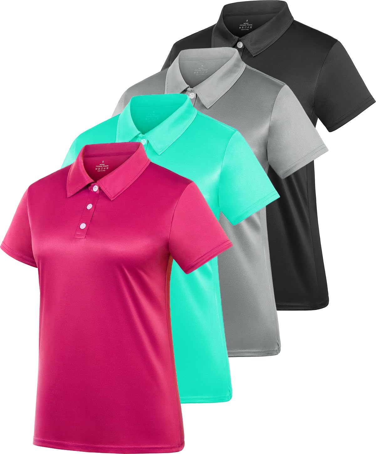 Polo Shirts for Women Dry Fit Short Sleeve Golf Shirt Collar Tops