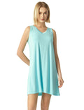 GYS Cooling Bamboo Viscose Sleeveless Nightgowns for Women