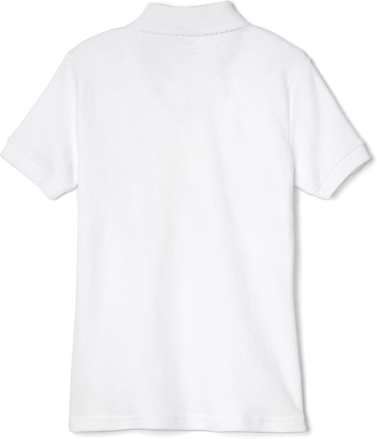 French Toast Girls' Short Sleeve Picot Collar Polo School Uniform Shirt (Standard and Plus)