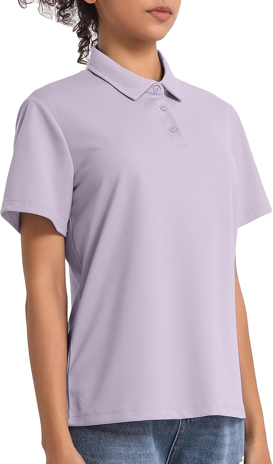 NebuKinex 5 Pack Women's Polo Shirts Short Sleeve Collared Tops for Work