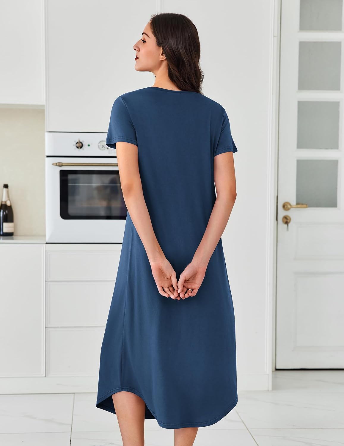 Ekouaer Long Nightgowns for Women 3 Pack House Dress Plus Size Moo Moos