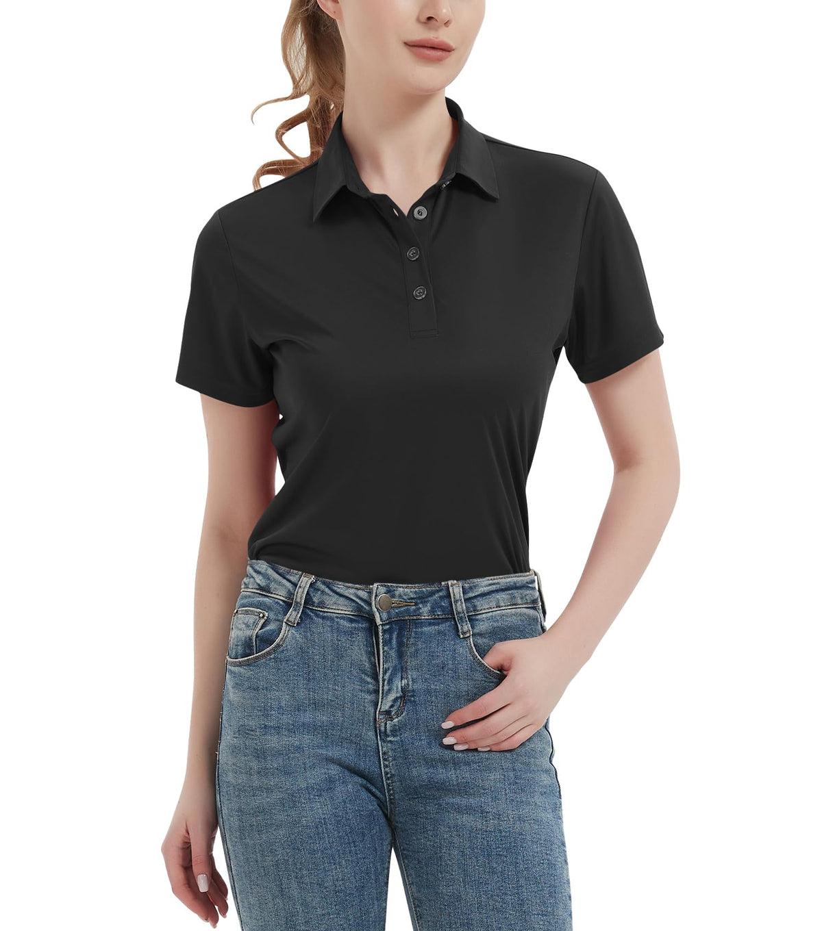 Women's Polo Shirts UPF 50+ Quick Dry Short Sleeve Collared Golf Shirt