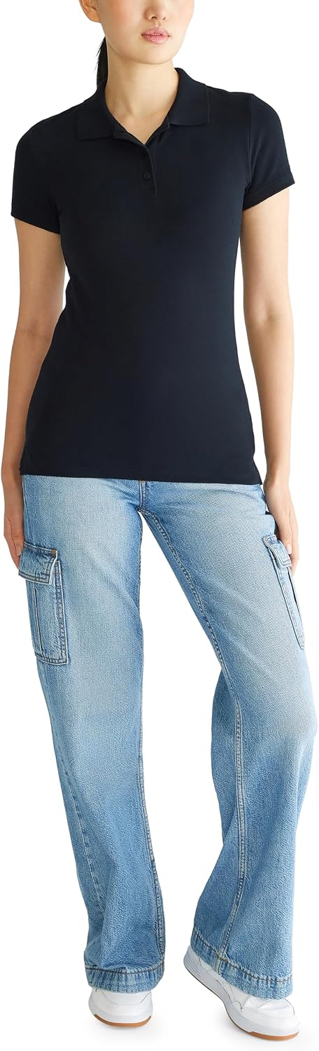 AEROPOSTALE Women's Aero Uniform Polo Short Sleeve