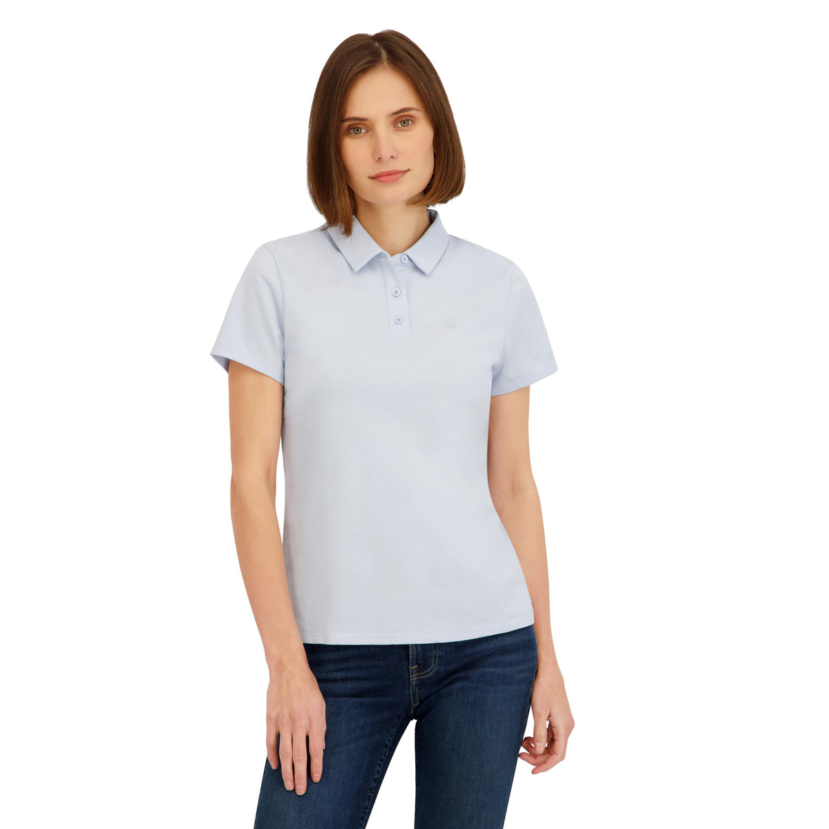 Spyder Women's Weekender Plated Short Sleeve Jersey Polo Top