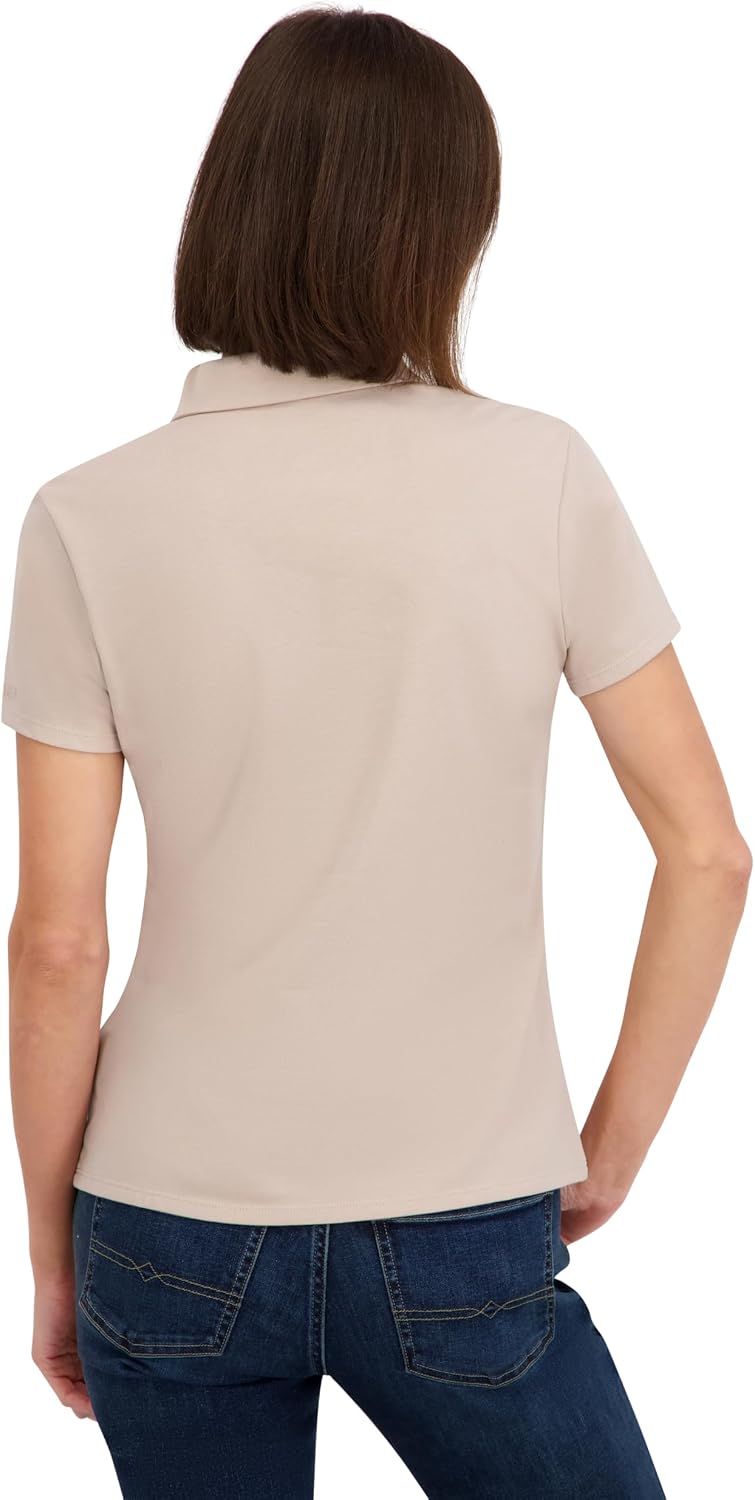 Spyder Women's Weekender Plated Short Sleeve Jersey Polo Top