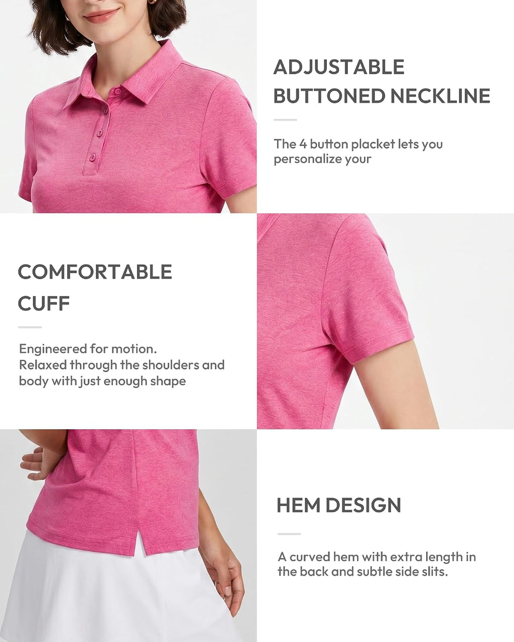 Polo Shirts for Women Golf Shirts Womens Polo Shirts Short Sleeve