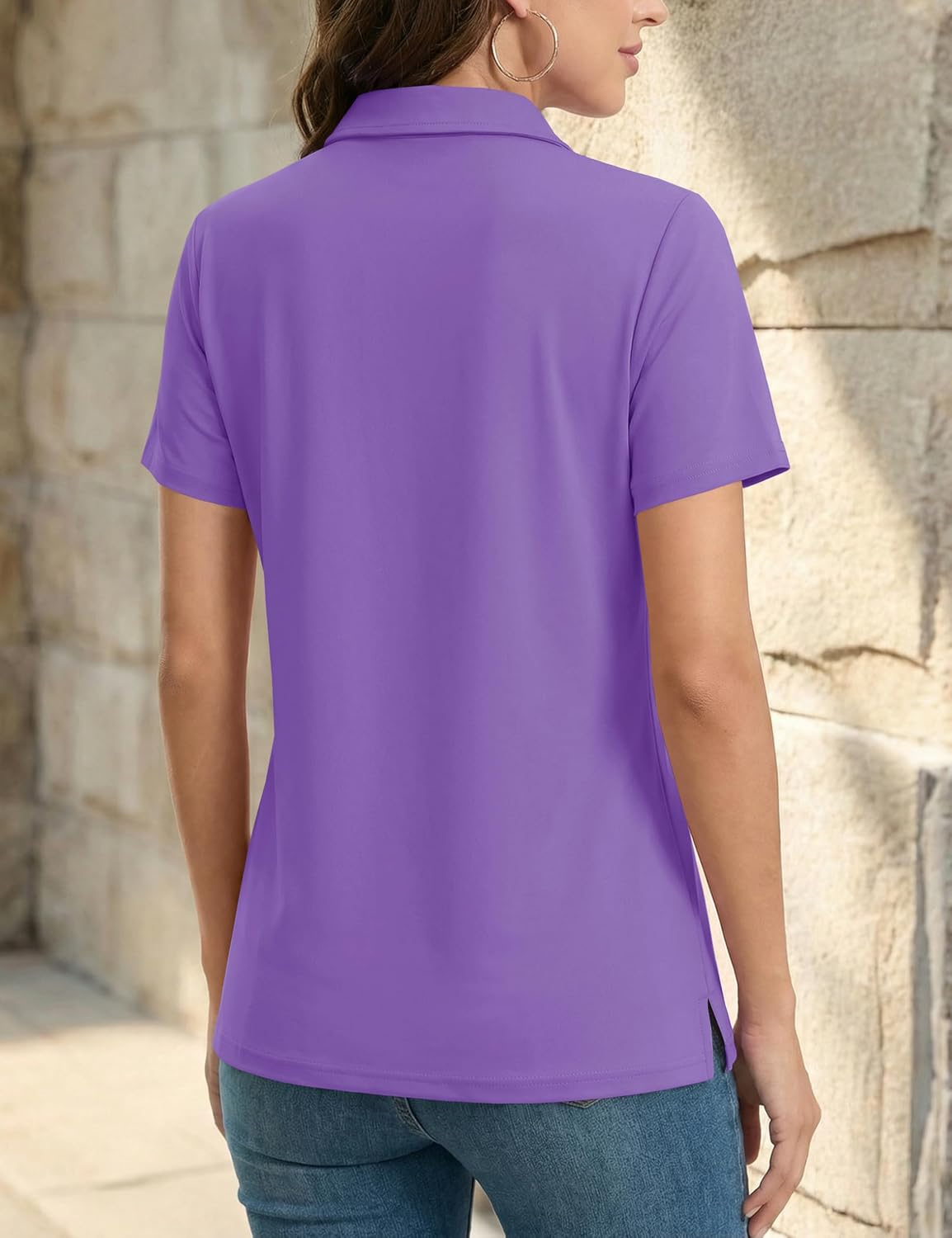 SMENG Women's Polo Shirts Short Sleeve