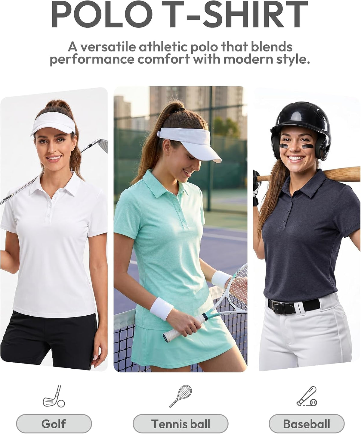 Polo Shirts for Women Golf Shirts Womens Polo Shirts Short Sleeve