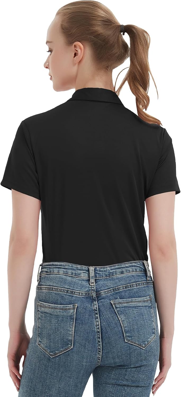 Women's Polo Shirts UPF 50+ Quick Dry Short Sleeve Collared Golf Shirt