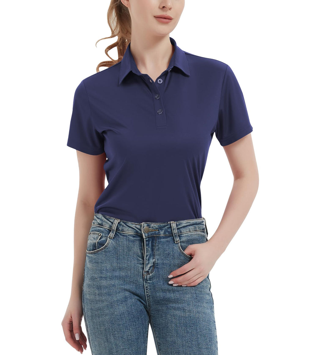 Women's Polo Shirts UPF 50+ Quick Dry Short Sleeve Collared Golf Shirt