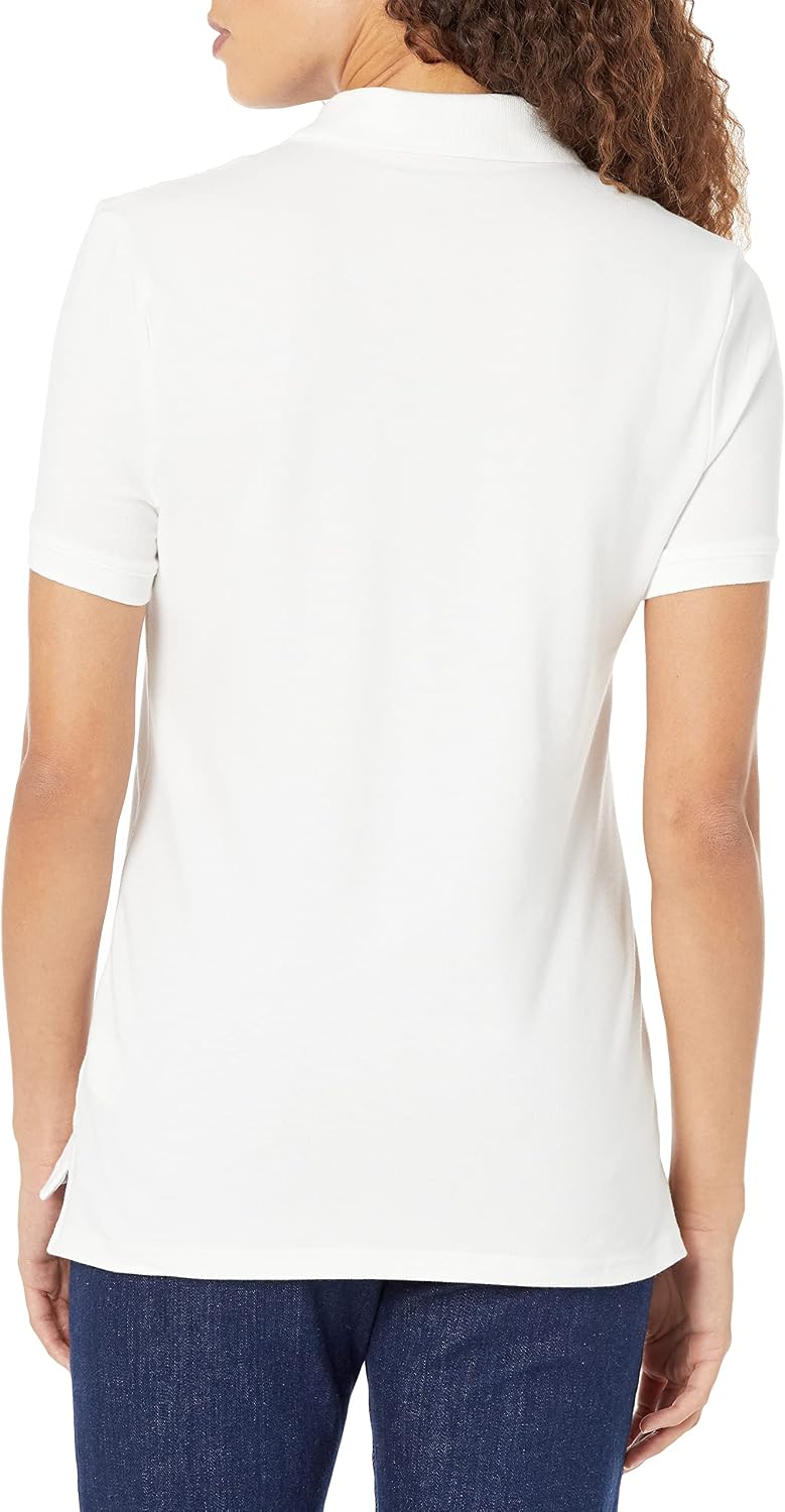 Amazon Essentials Women's Short-Sleeve Collared Polo Shirt (Available in Plus Size)