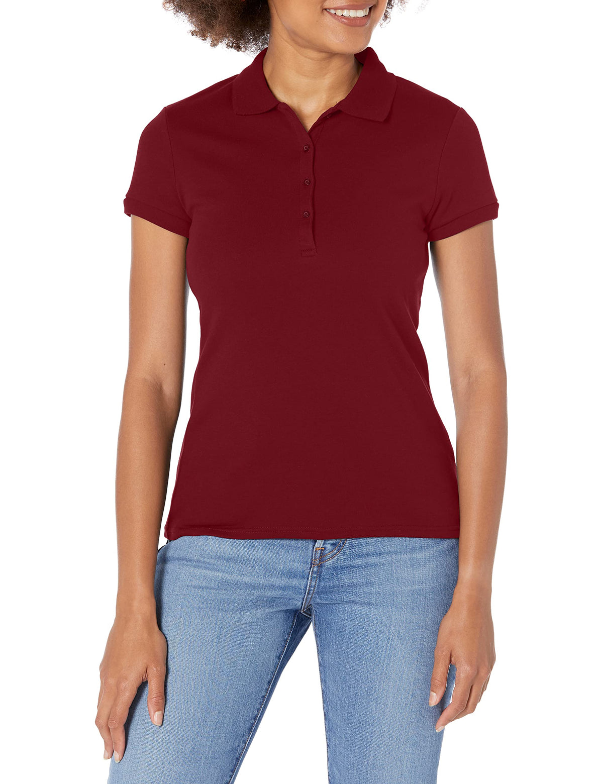 IZOD Junior's Uniform Short Sleeve Interlock Polo