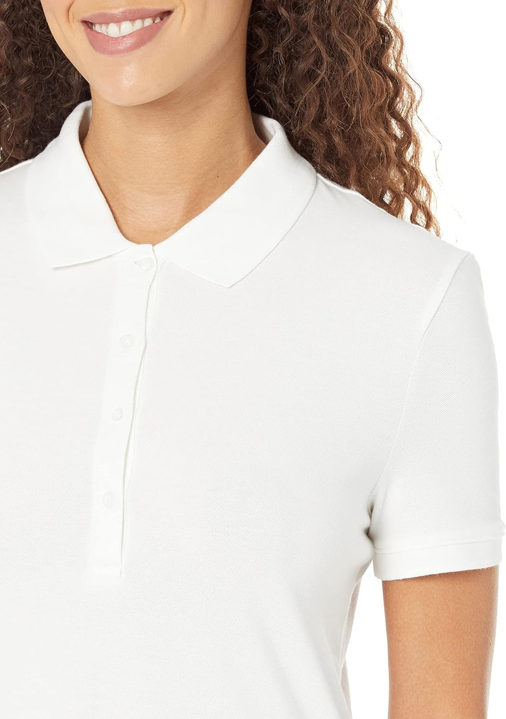Amazon Essentials Women's Short-Sleeve Collared Polo Shirt (Available in Plus Size)