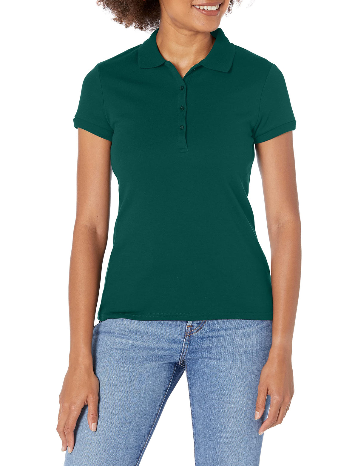 IZOD Junior's Uniform Short Sleeve Interlock Polo