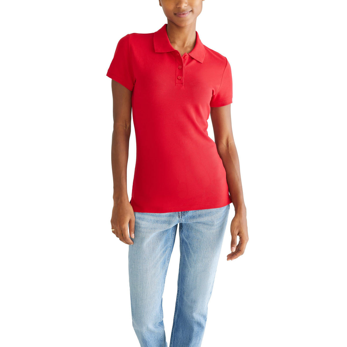 AEROPOSTALE Women's Aero Uniform Polo Short Sleeve