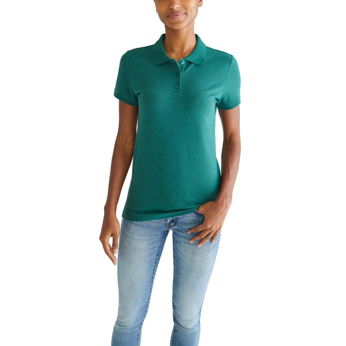 AEROPOSTALE Women's Aero Uniform Polo Short Sleeve