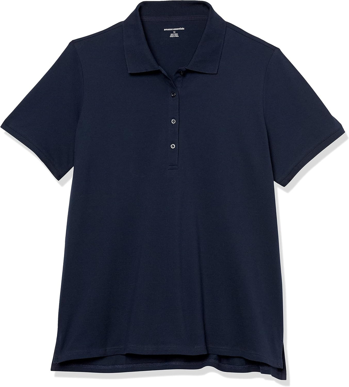 Amazon Essentials Women's Short-Sleeve Collared Polo Shirt (Available in Plus Size)