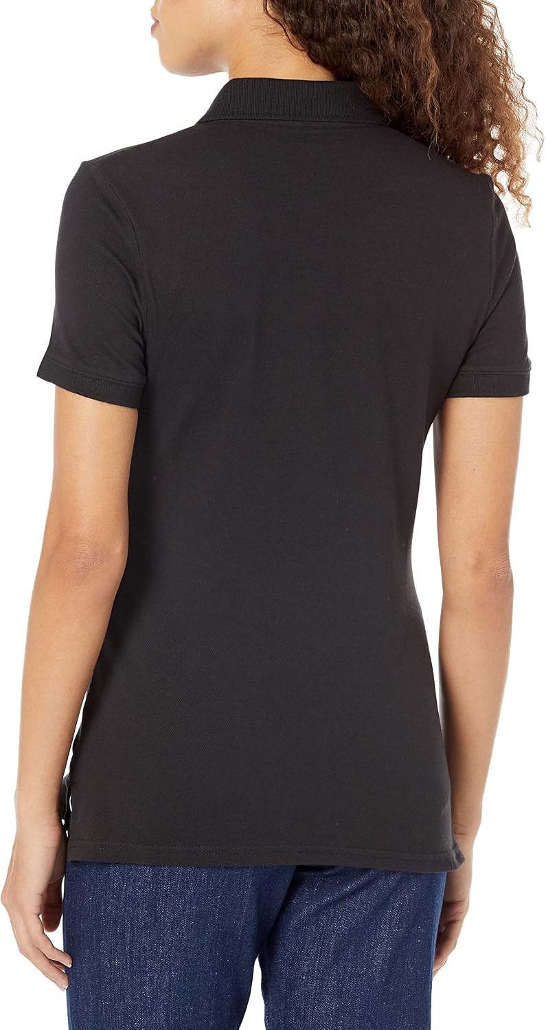 Amazon Essentials Women's Short-Sleeve Collared Polo Shirt (Available in Plus Size)