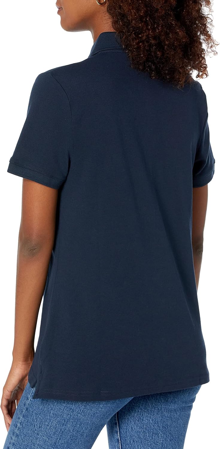 Amazon Essentials Women's Short-Sleeve Collared Polo Shirt (Available in Plus Size)