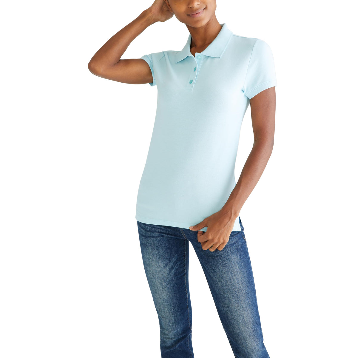 AEROPOSTALE Women's Aero Uniform Polo Short Sleeve