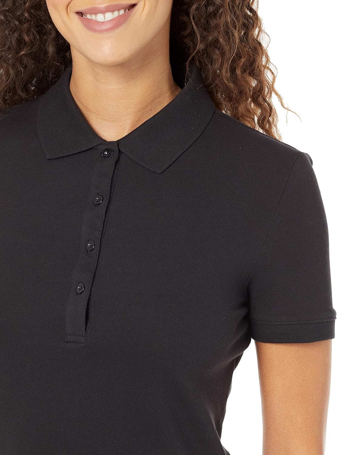 Amazon Essentials Women's Short-Sleeve Collared Polo Shirt (Available in Plus Size)