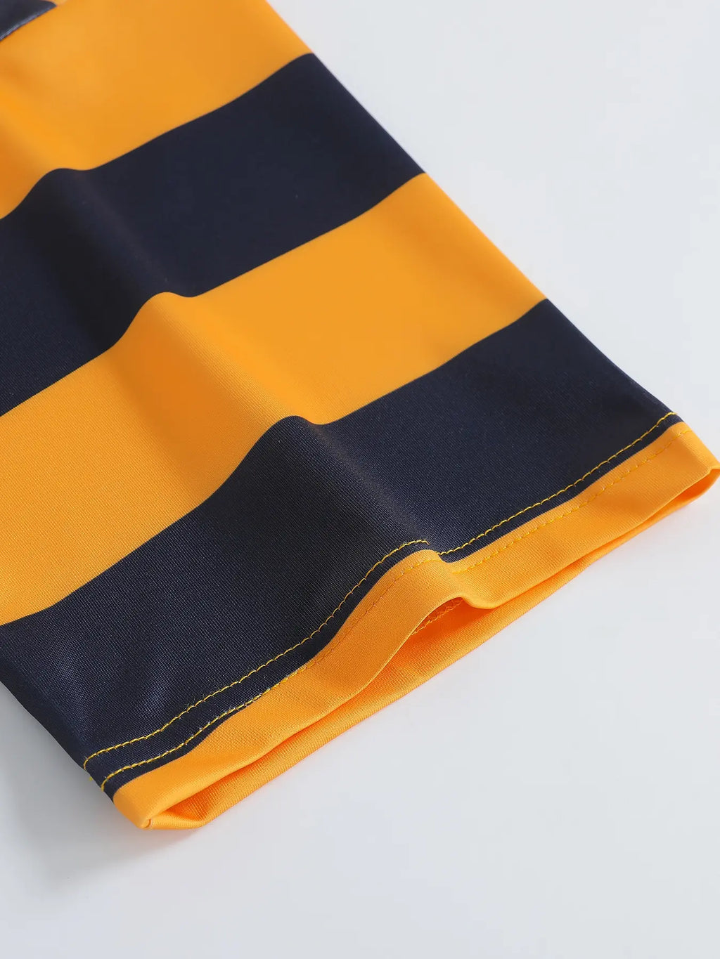 Women's Street Style Loose Fit Lightweight Short Striped Collared Polo Shirt, Casual Fashionable Versatile Breathable Summer Short Sleeve Top, Y2K Style Women's Clothing Streetwear