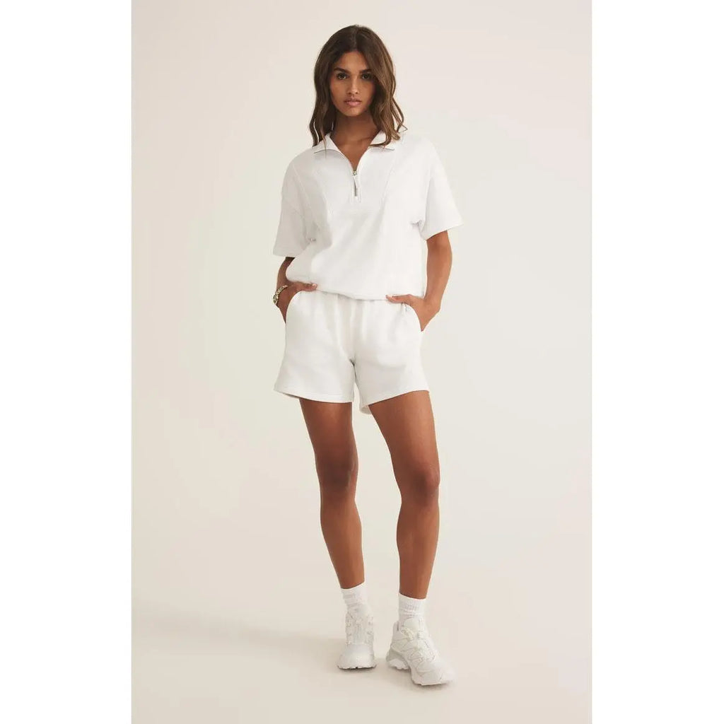 Z Supply - Club Polo Sweatshirt 2590 - White.