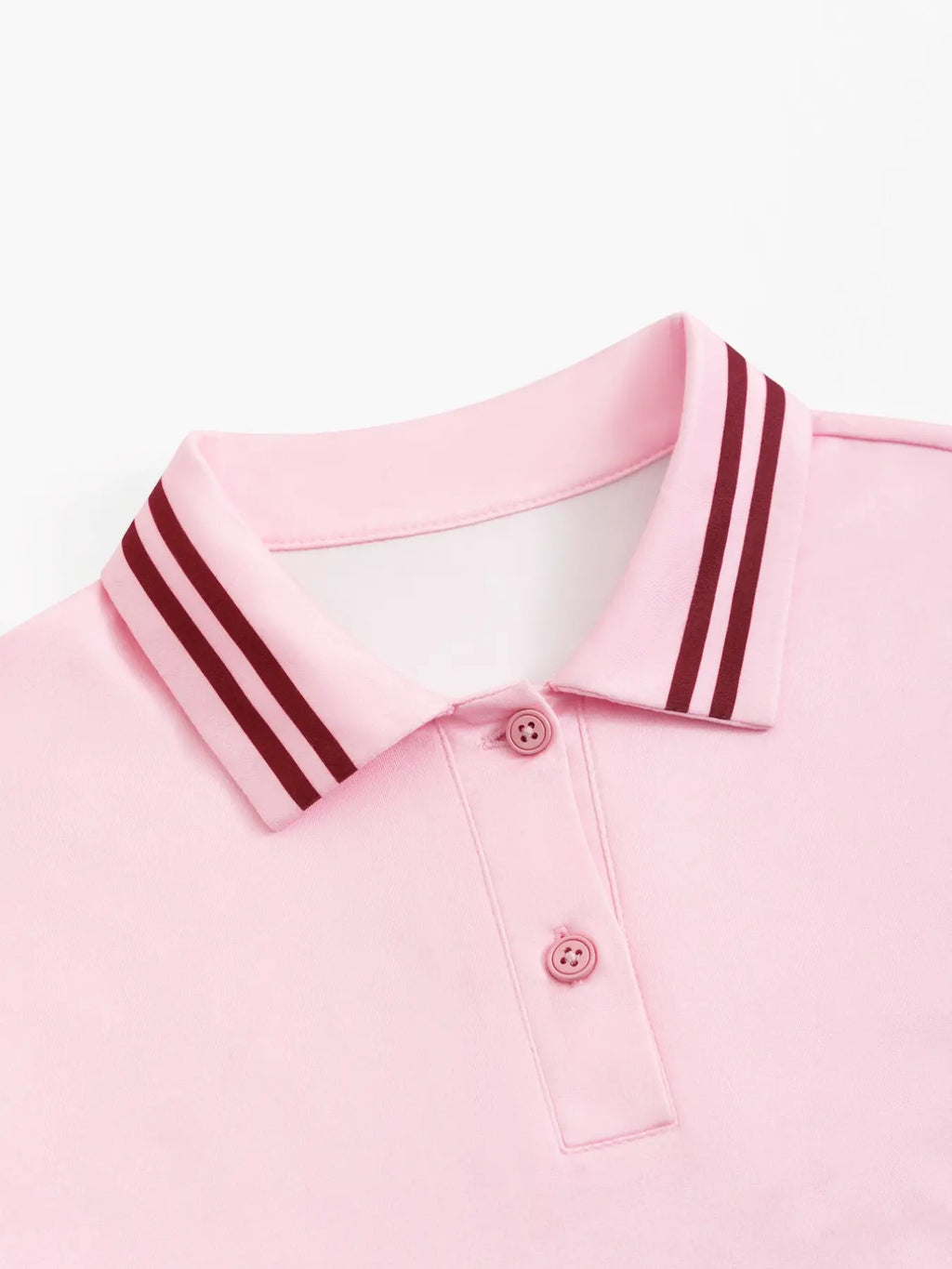 2026 Summer Preppy Pink Striped Polo Shirts, Summer Polos | Country Print (Colombia/Mexico/US) | Lightweight Cotton | Daily Commute/Campus/Street Sports Casual | Stadium Outfit/2026 Fan Support/Game Day OOTD | Gym/Party/Street Versatile | Top Only